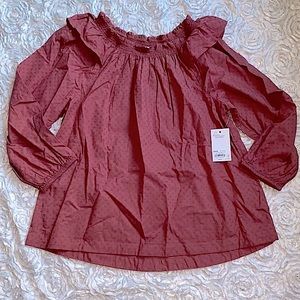 New Sonoma long sleeve blouse size medium